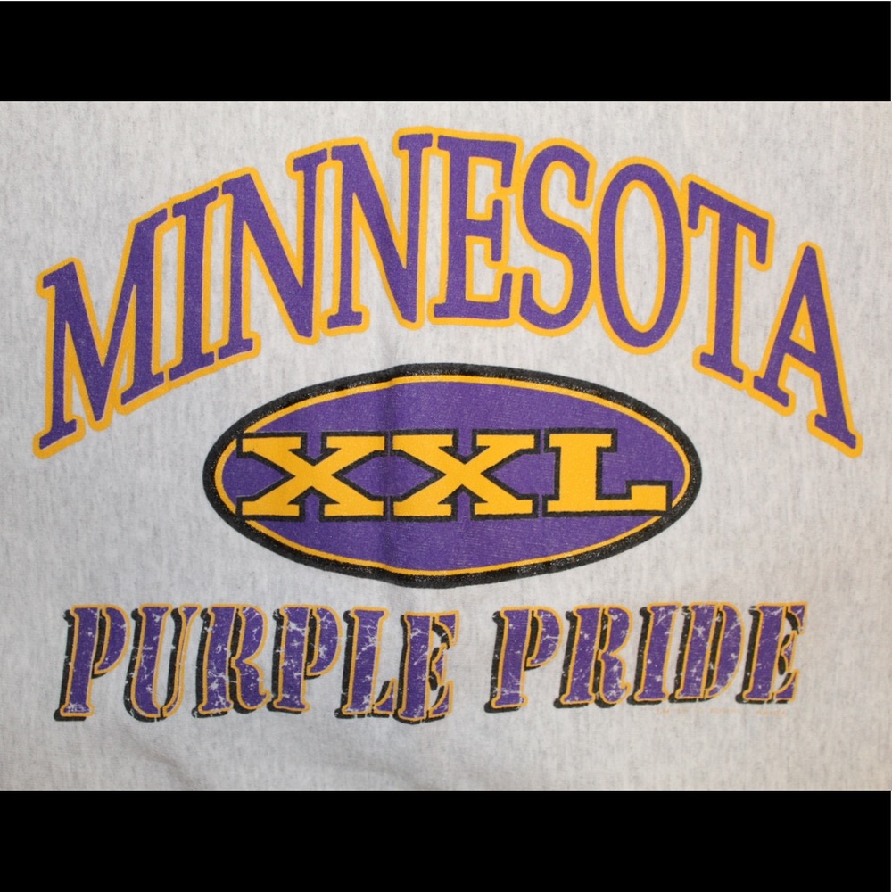 Minnesota Vikings Mens Size XL Crewneck Sweatshirt